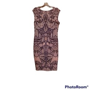 Capped short sleeve dress